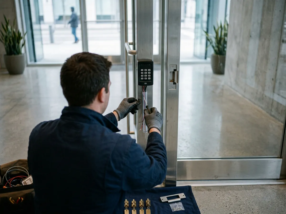 Commercial Locksmith in Brisbane — Control who gets in — and when.