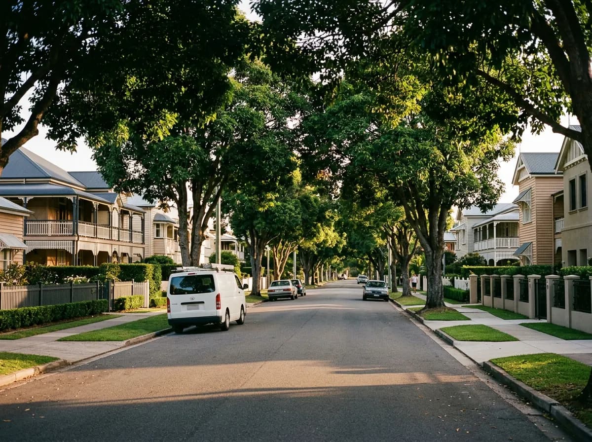Streetscape of Ascot, Brisbane — prestige homes and grand character residences