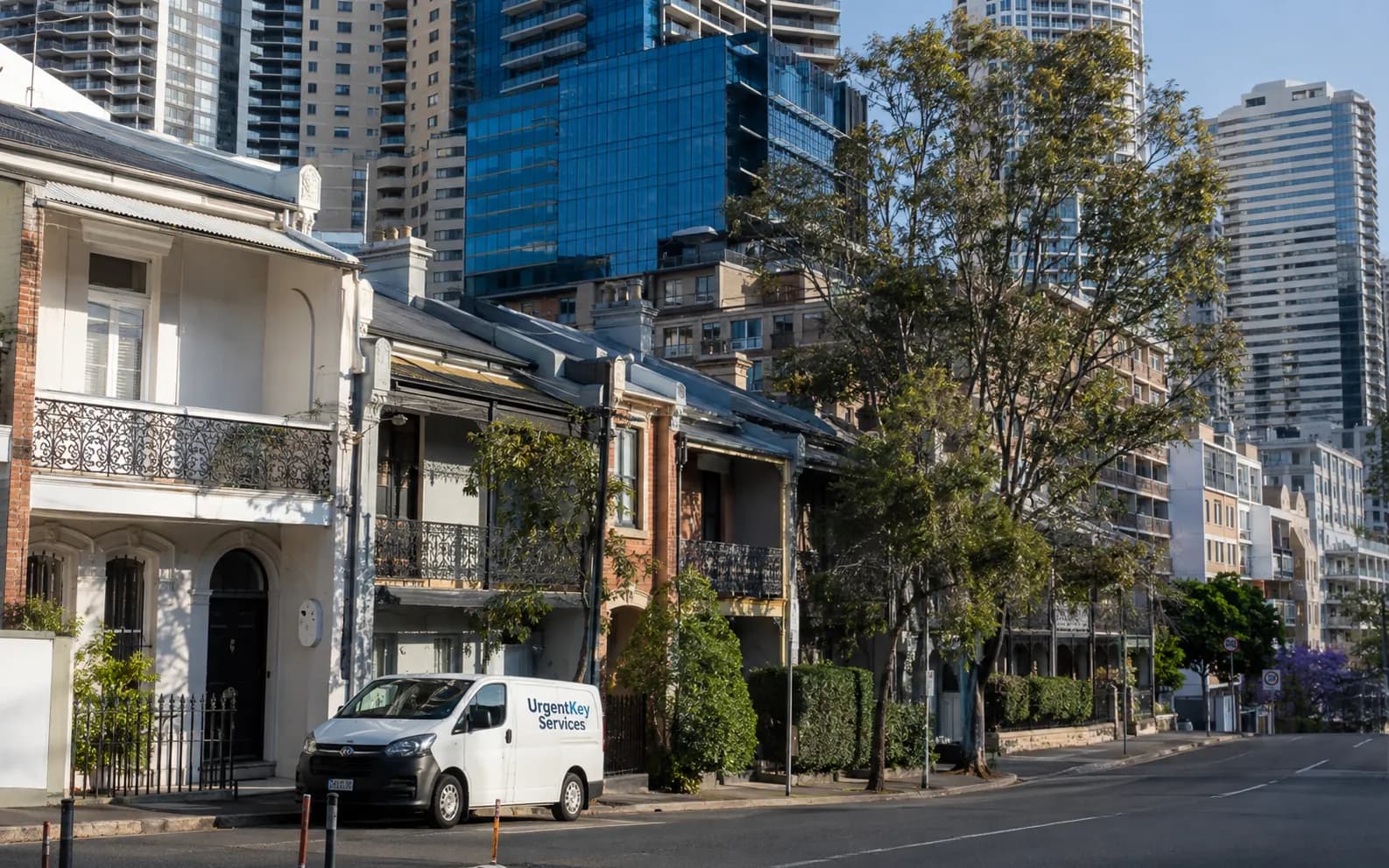 Streetscape of Bondi Junction, Sydney