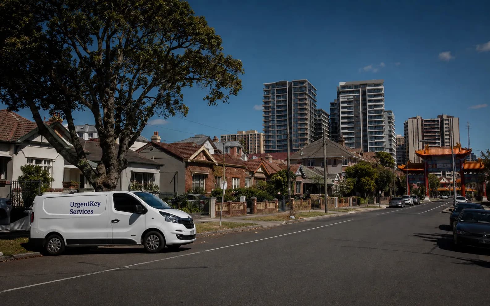 Streetscape of Cabramatta, Sydney