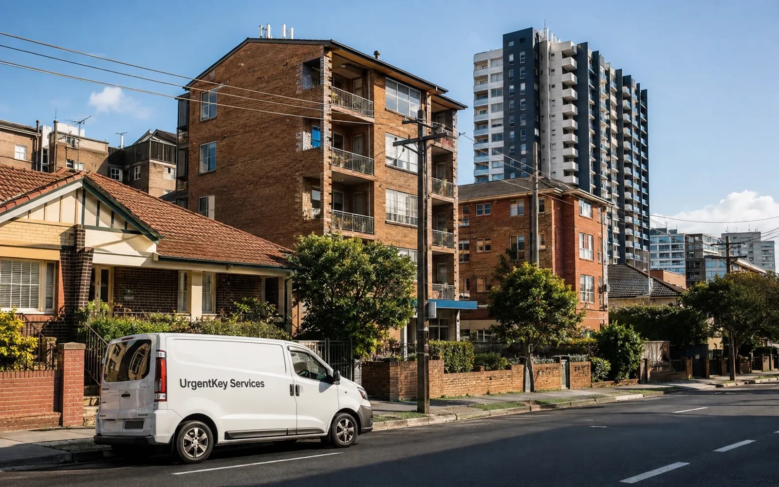 Streetscape of Campsie, Sydney