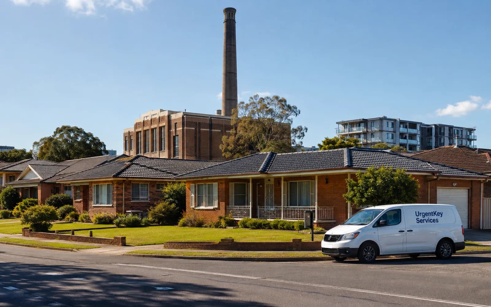 Streetscape of Casula, Sydney
