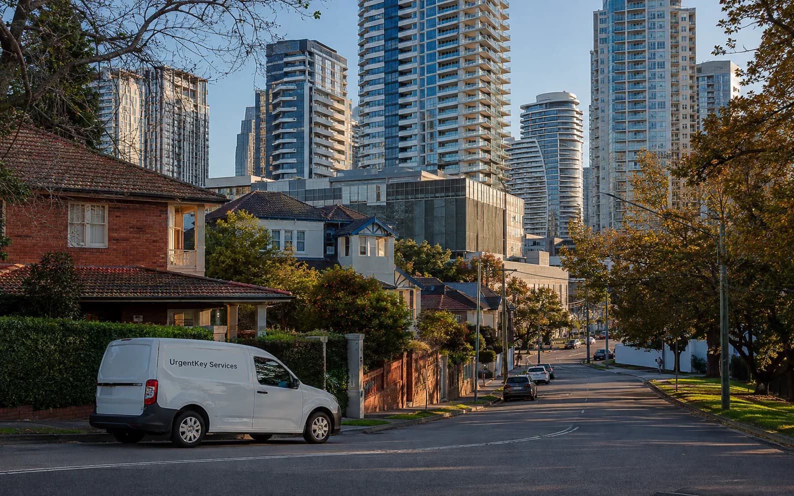 Streetscape of Chatswood, Sydney