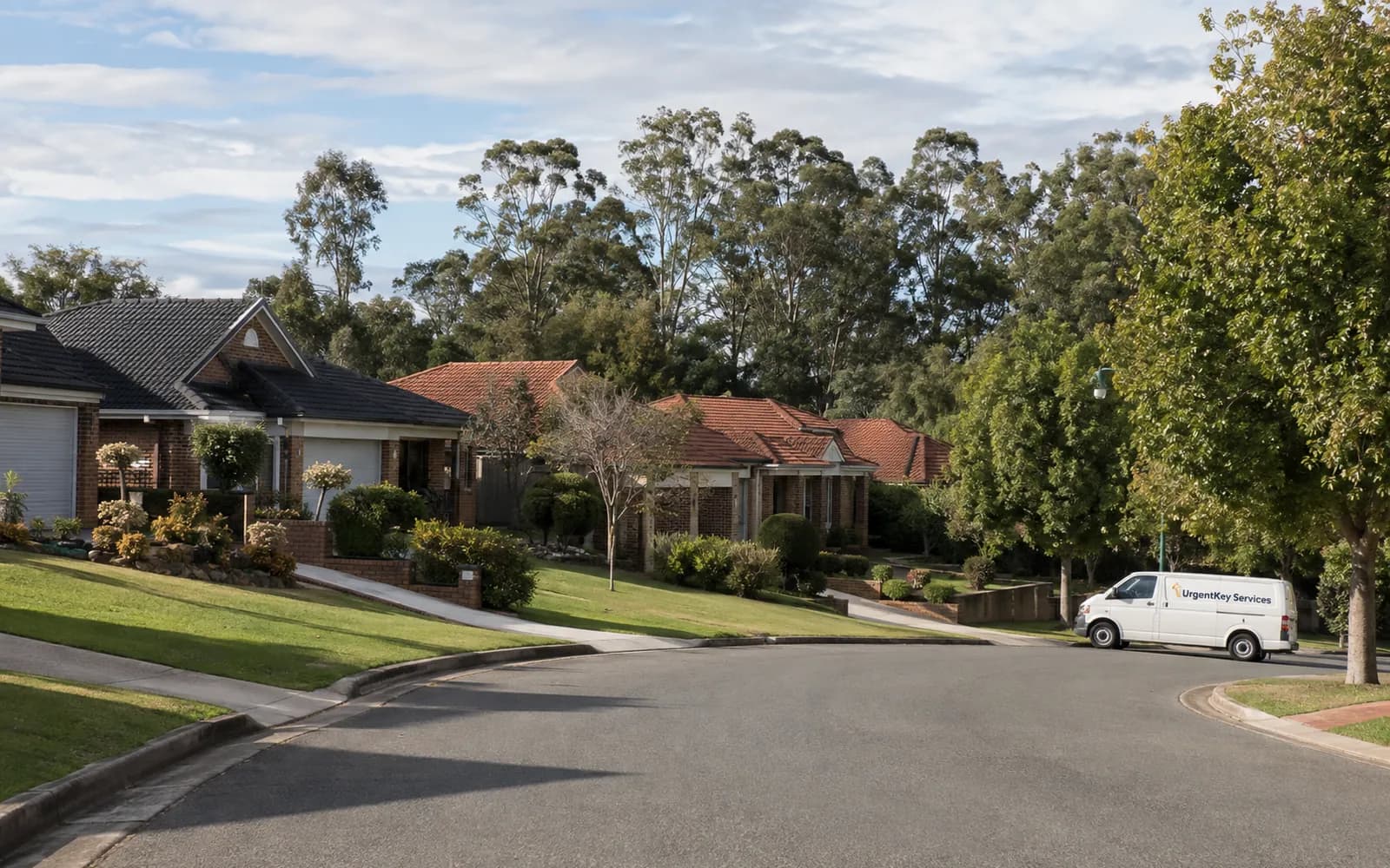 Streetscape of Cherrybrook, Sydney