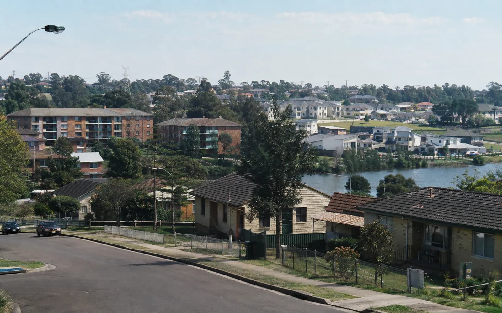Streetscape of Cranebrook, Sydney