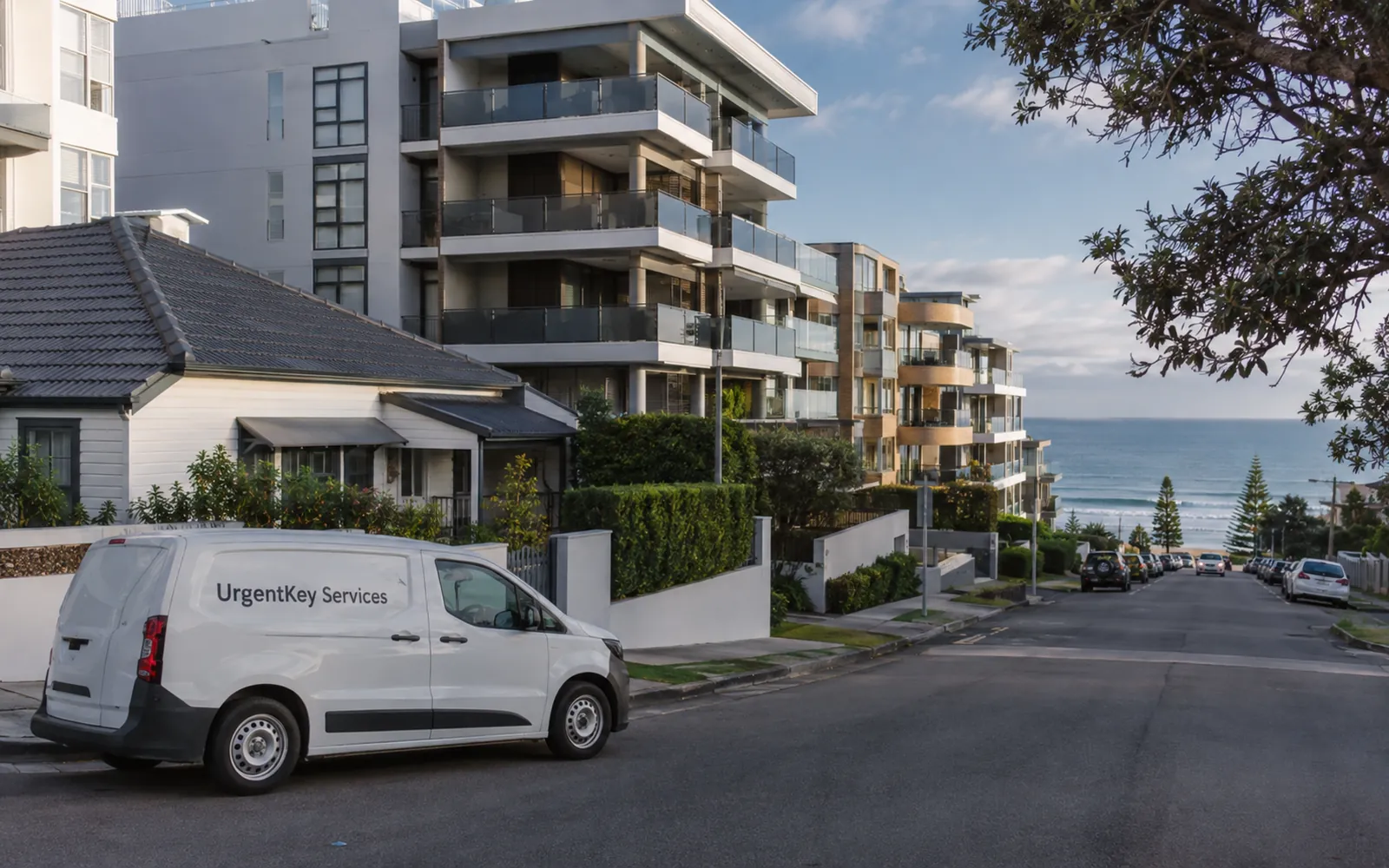 Streetscape of Cronulla, Sydney