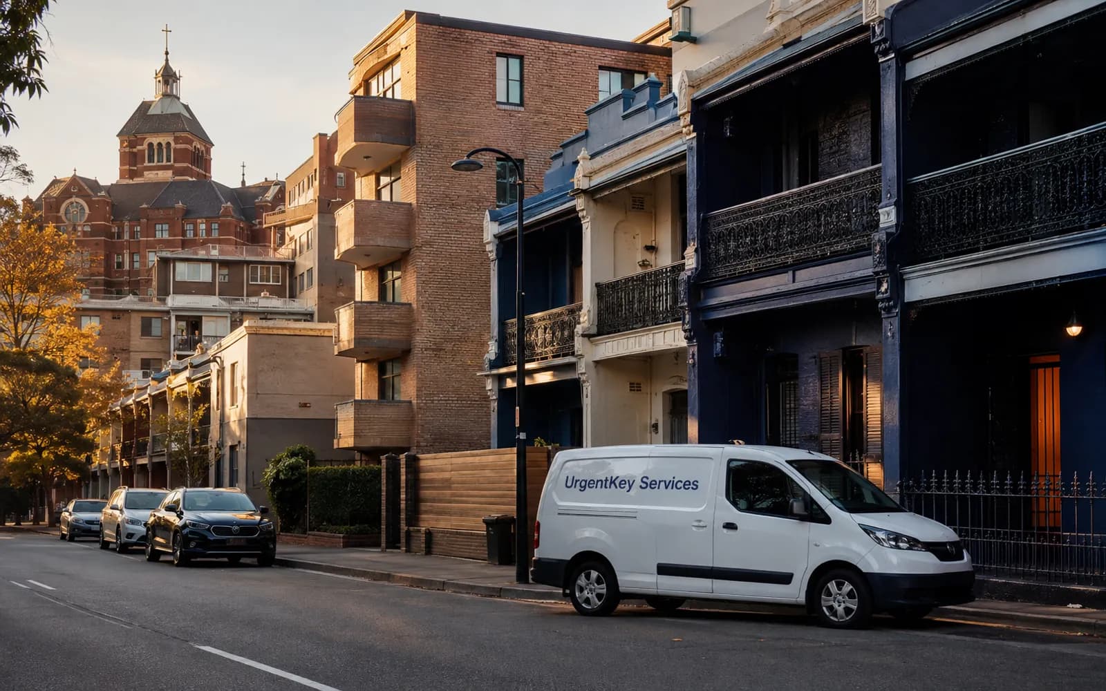 Streetscape of Darlinghurst, Sydney