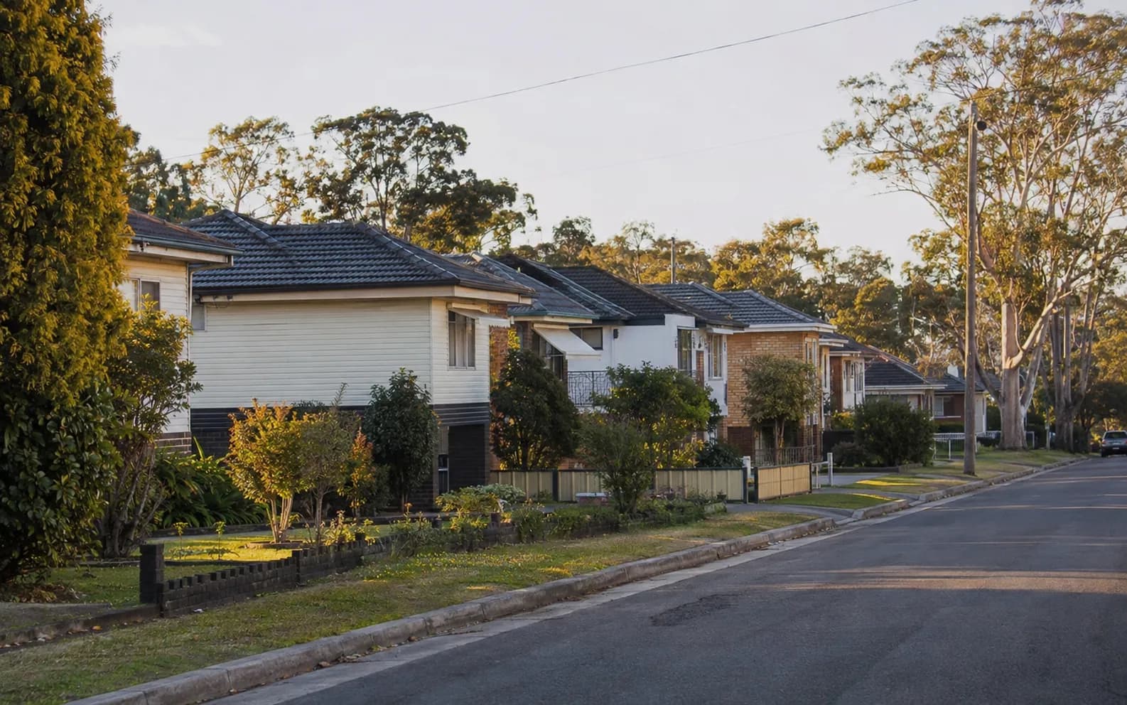 Streetscape of Doonside, Sydney