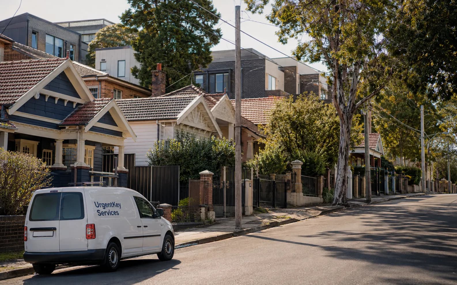 Streetscape of Eastwood, Sydney