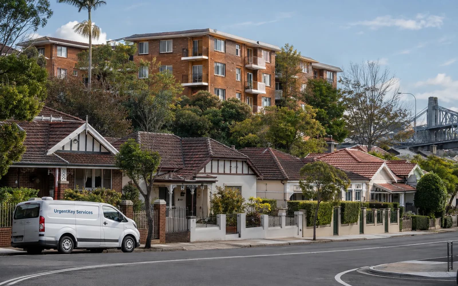 Streetscape of Gladesville, Sydney