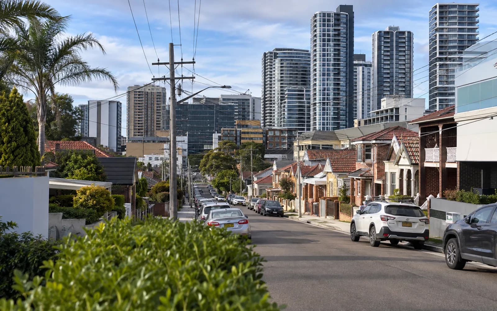 Streetscape of Hurstville, Sydney