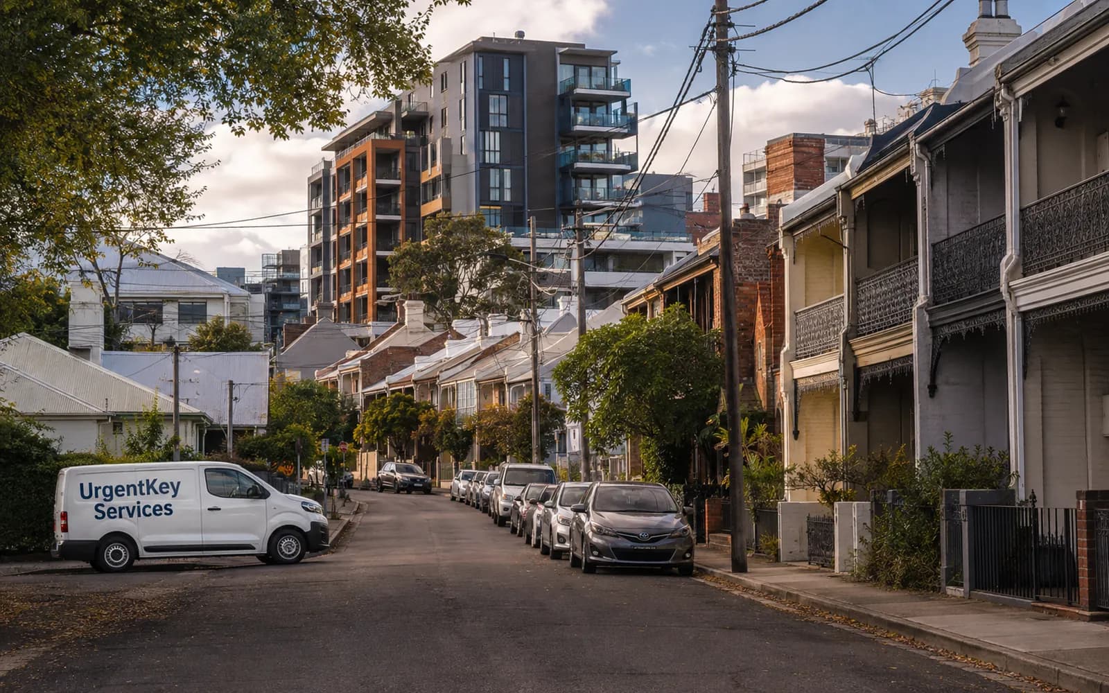 Streetscape of Leichhardt, Sydney