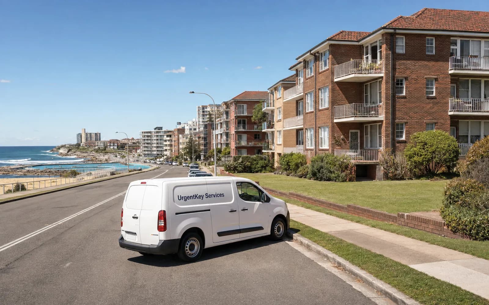 Streetscape of Maroubra, Sydney