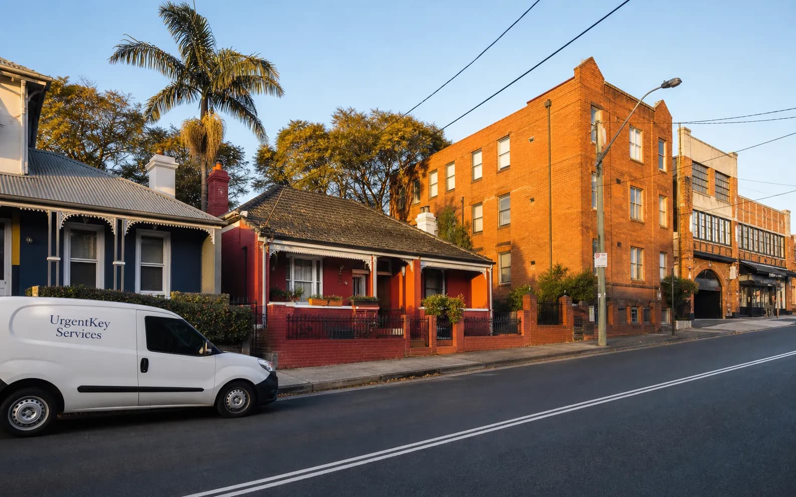 Streetscape of Marrickville, Sydney