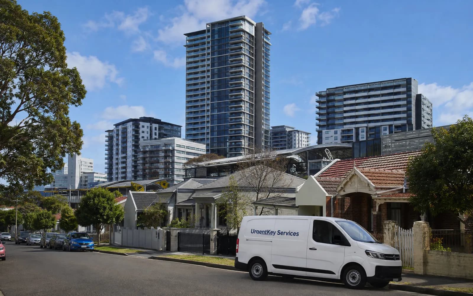 Streetscape of Mascot, Sydney