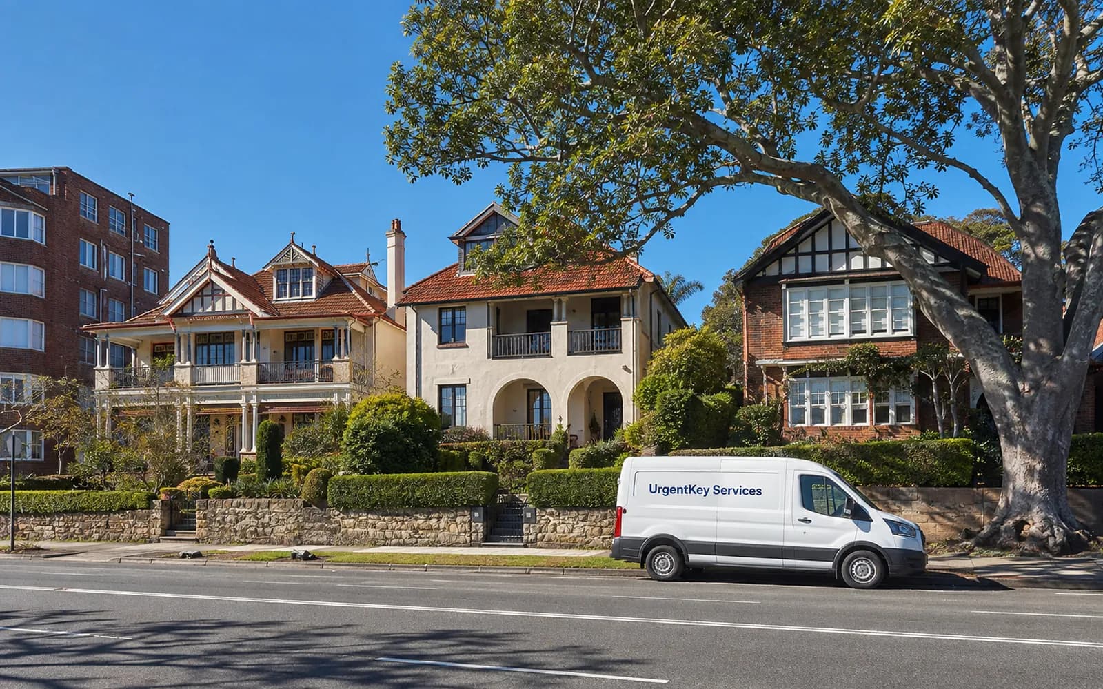 Streetscape of Mosman, Sydney