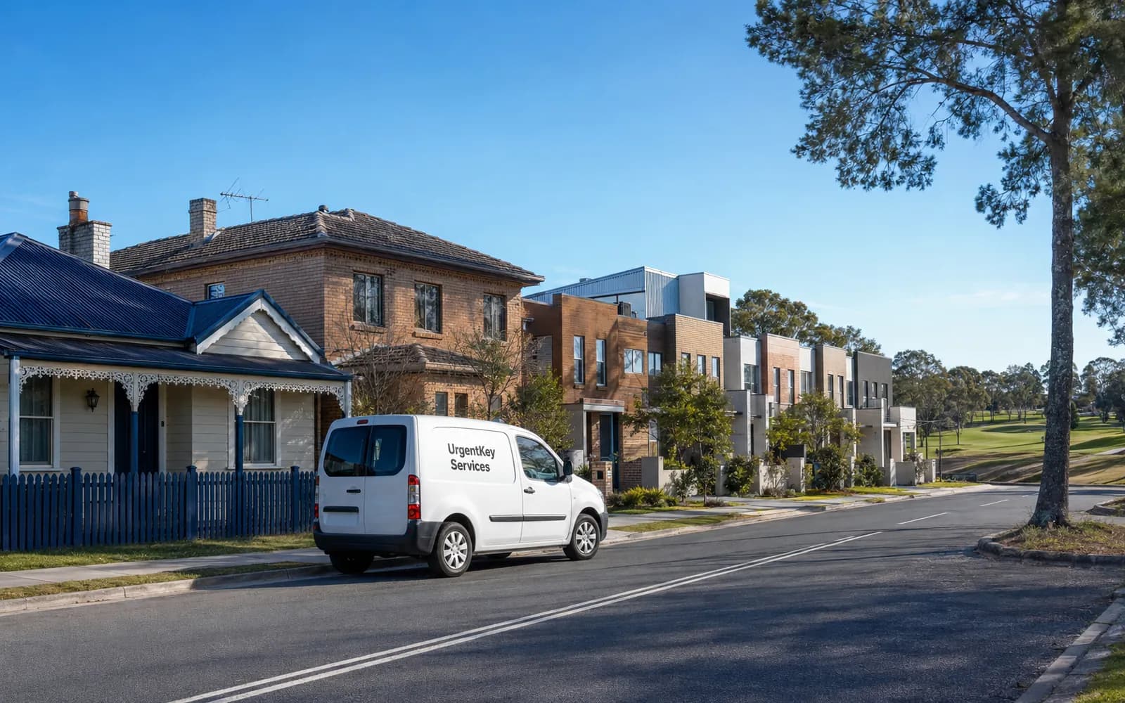 Streetscape of Narellan, Sydney