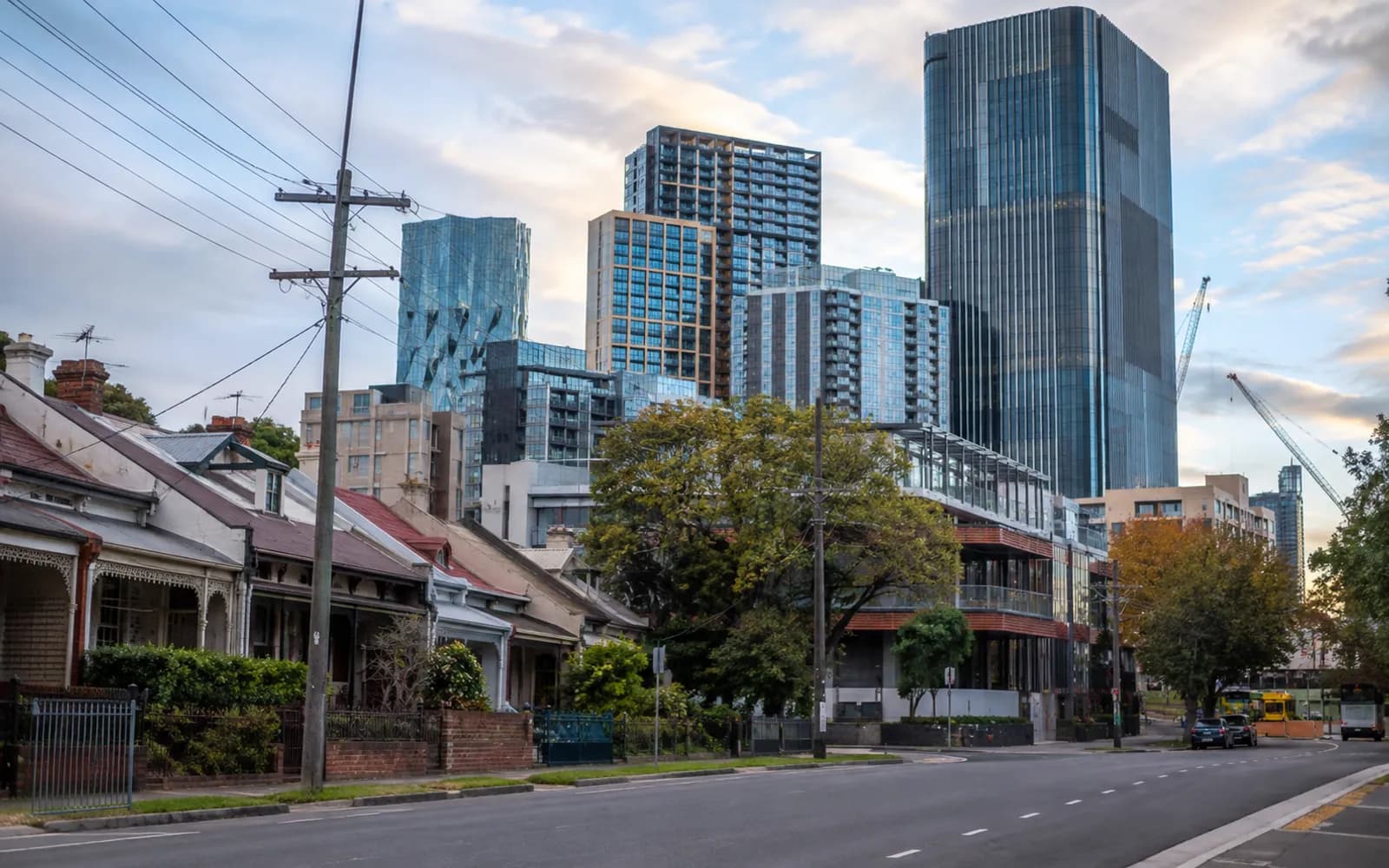 Streetscape of Parramatta, Sydney