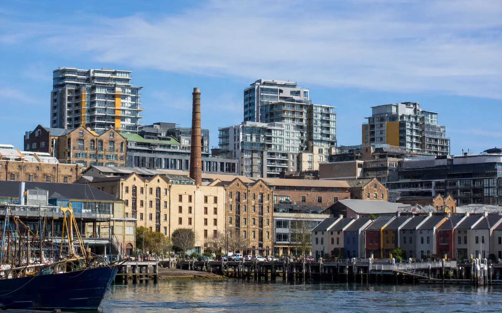 Streetscape of Pyrmont, Sydney