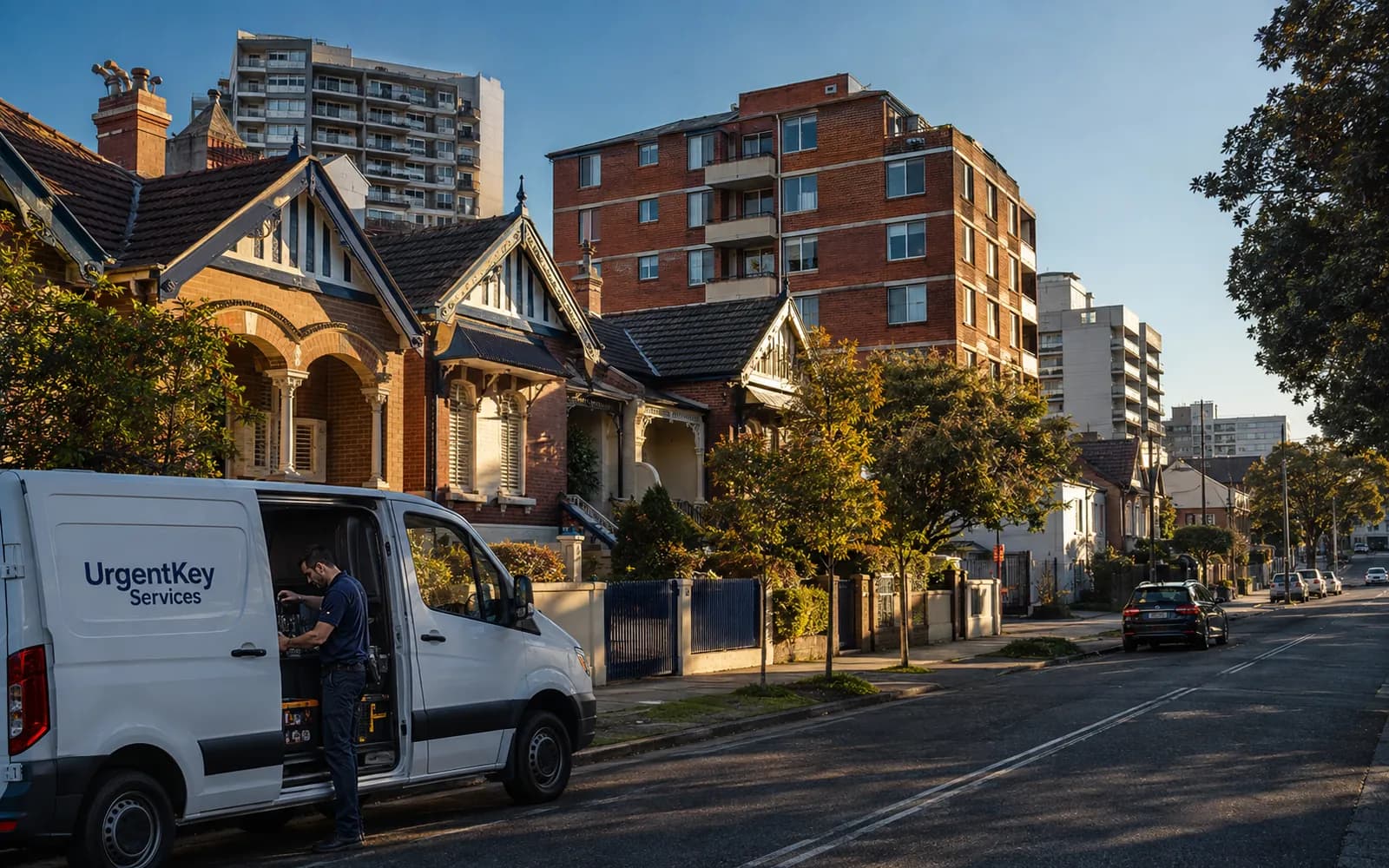 Streetscape of Randwick, Sydney