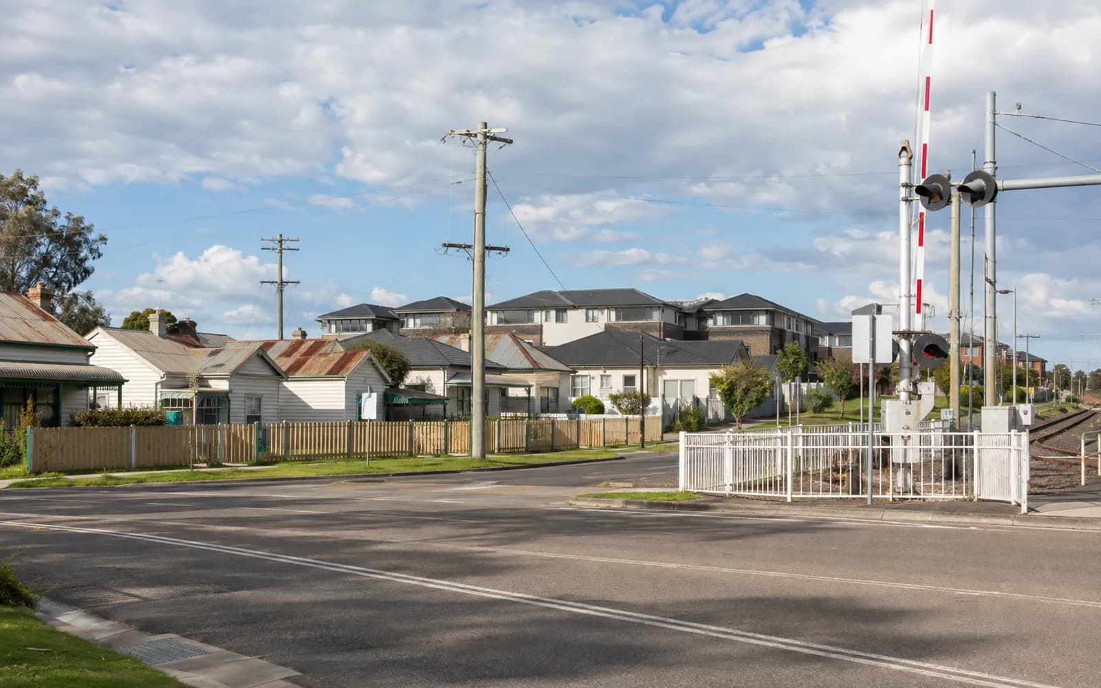Streetscape of Riverstone, Sydney