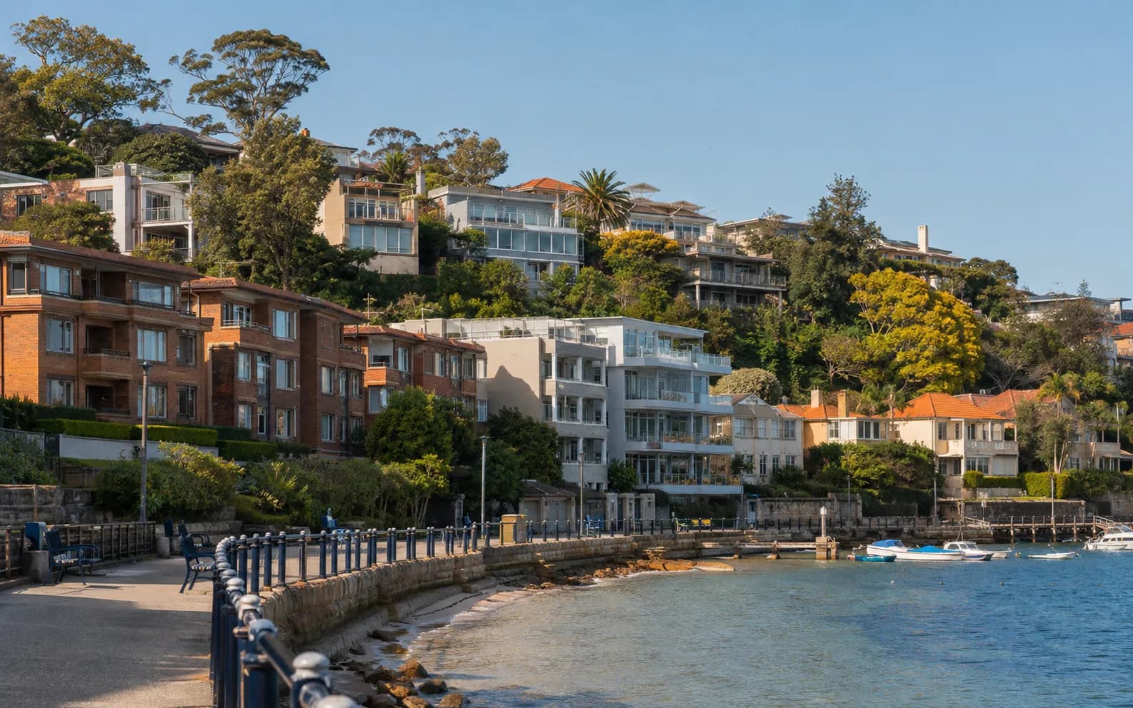 Streetscape of Rose Bay, Sydney
