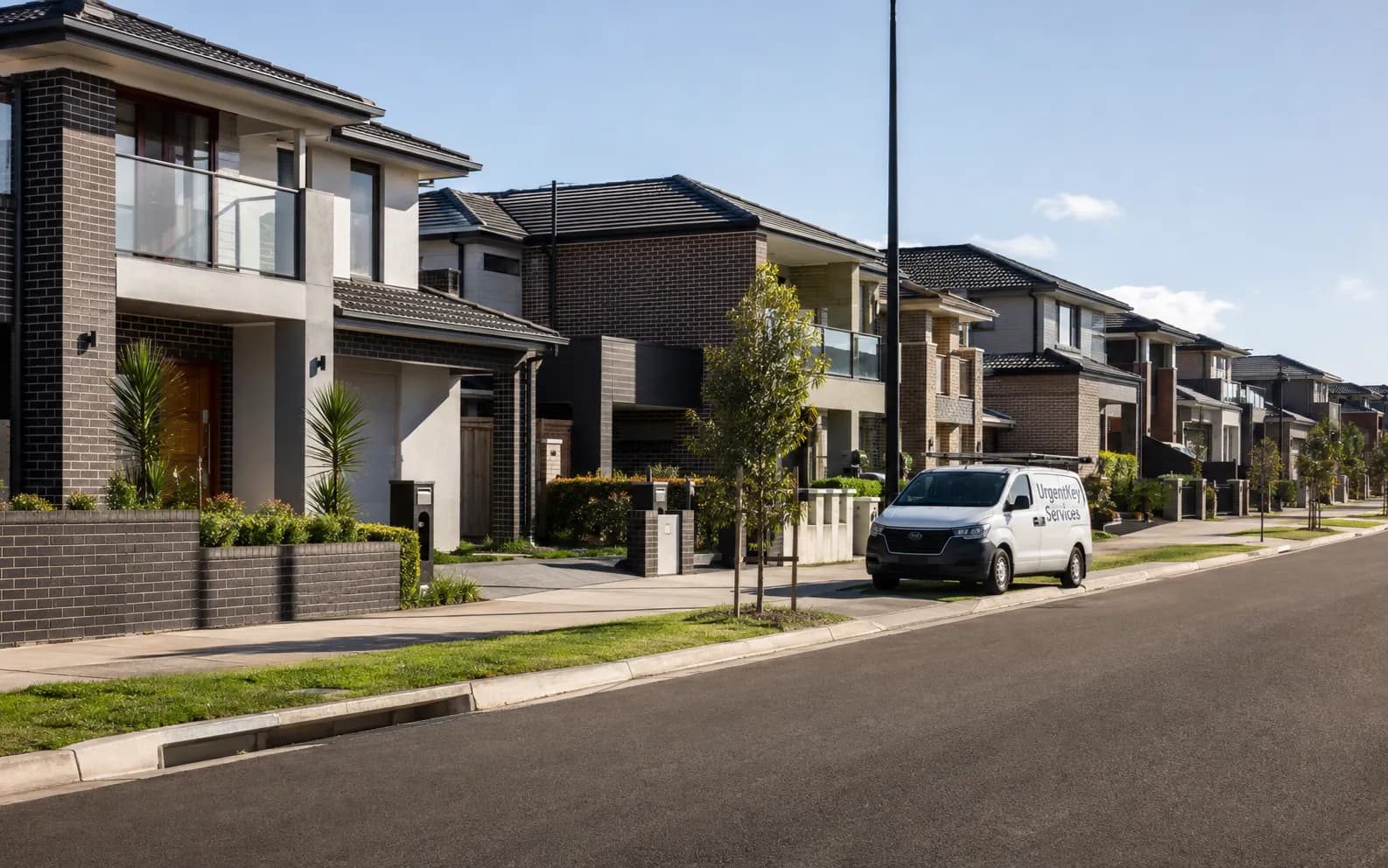 Streetscape of Schofields, Sydney