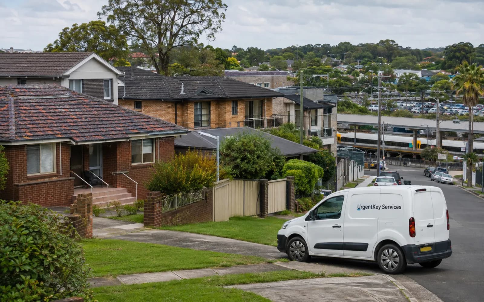 Streetscape of Seven Hills, Sydney