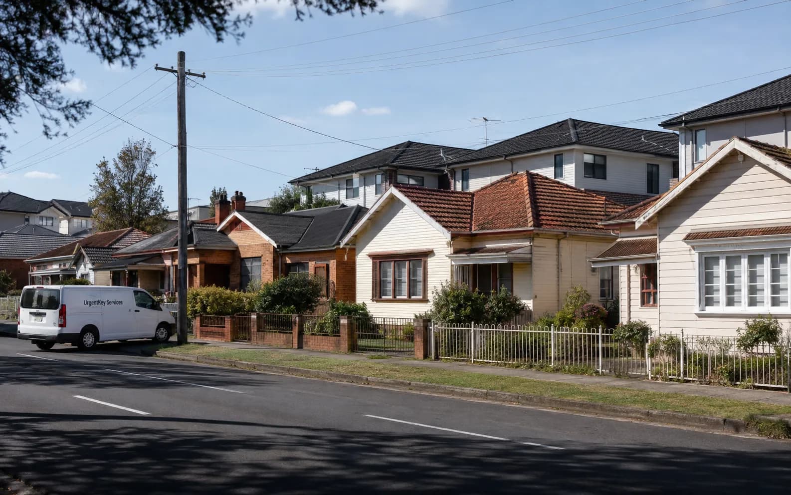 Streetscape of St Marys, Sydney