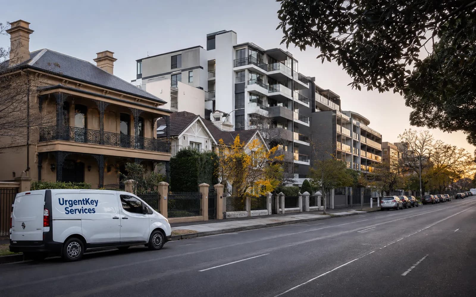 Streetscape of Strathfield, Sydney