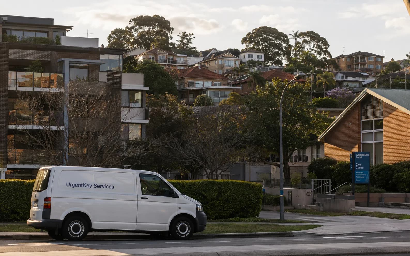Streetscape of Sutherland, Sydney