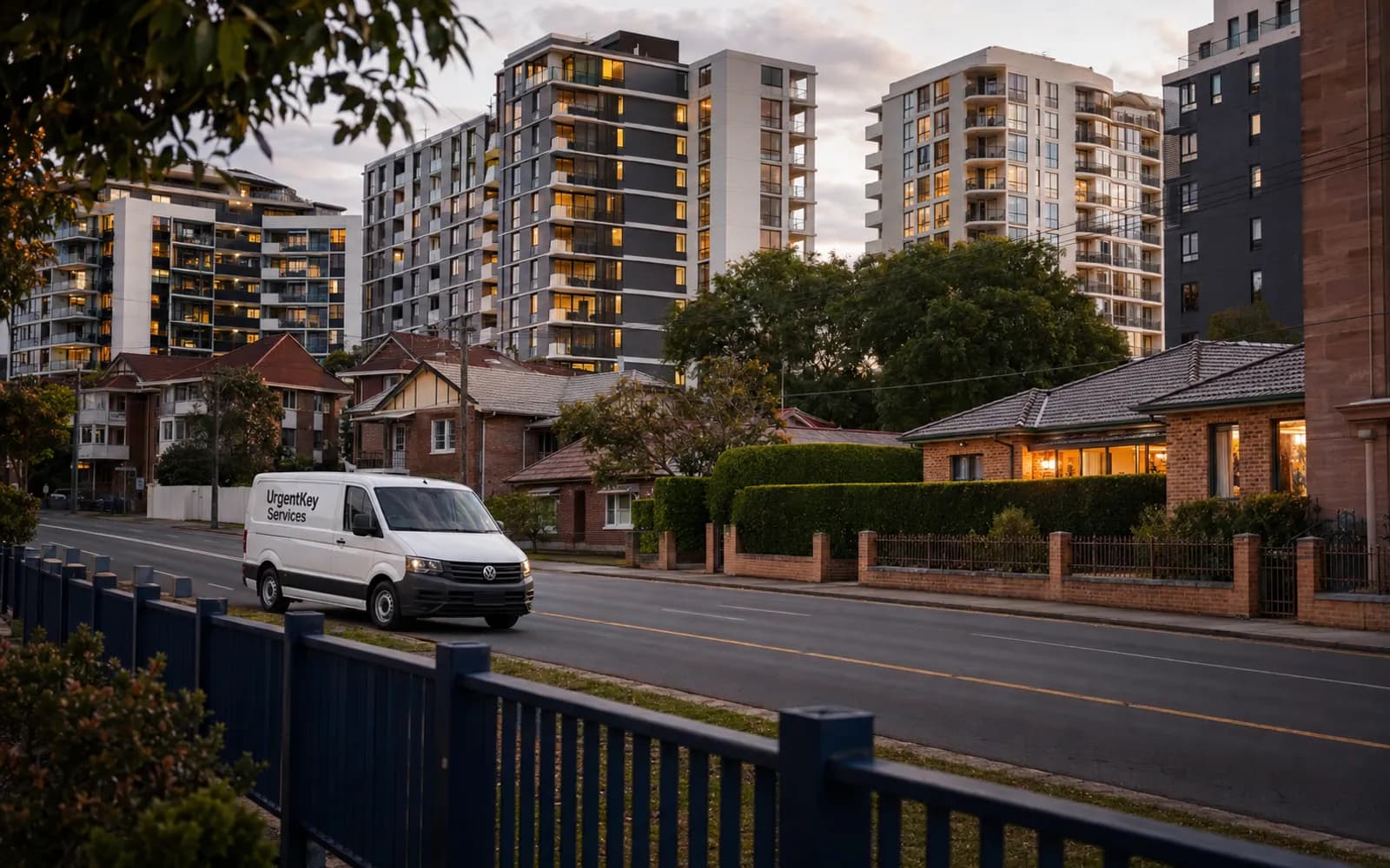 Streetscape of Toongabbie, Sydney