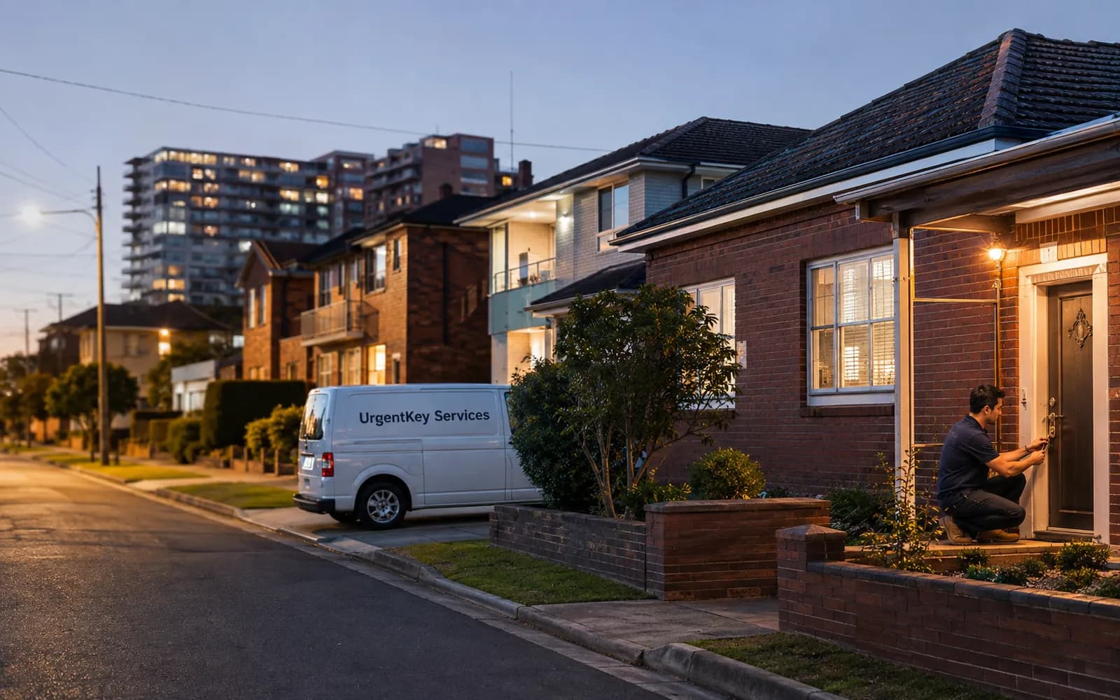 Streetscape of Wentworthville, Sydney